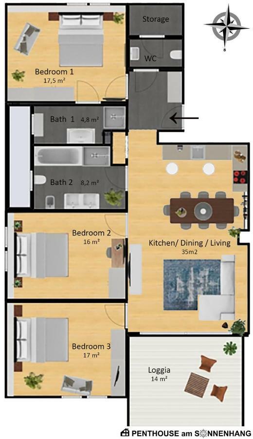 Penthouse Am Sonnenhang Mit Exklusiver Ausstattung Schladming Esterno foto